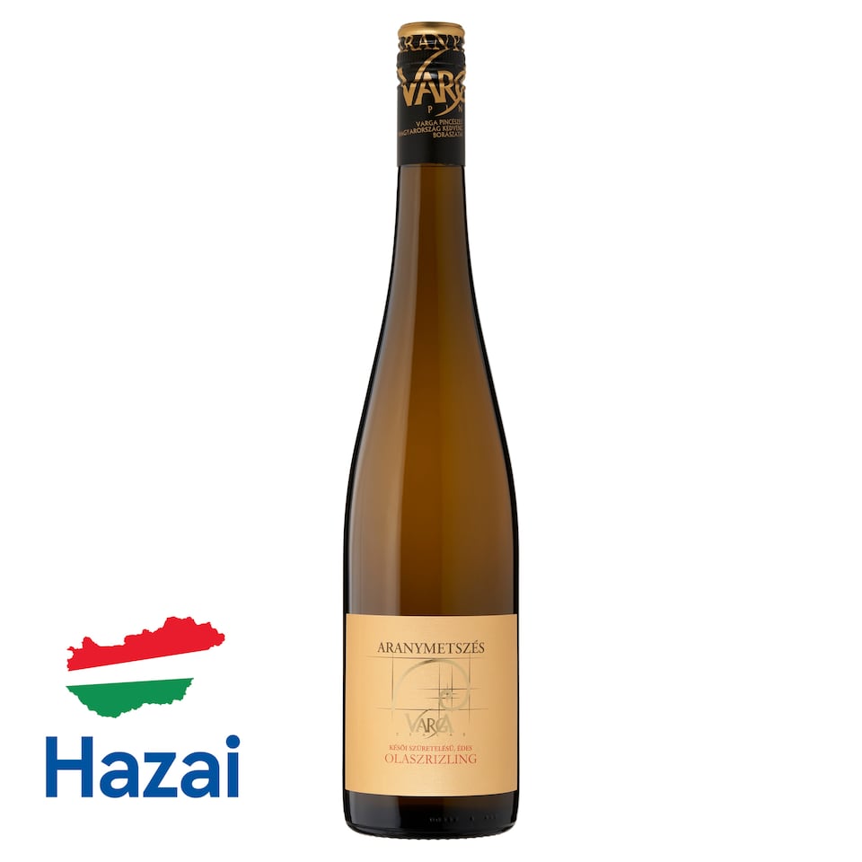 Varga Aranymetszés Badacsonyi Olaszrizling Late Marvest Sweet White Wine 11,5% 0,75 l