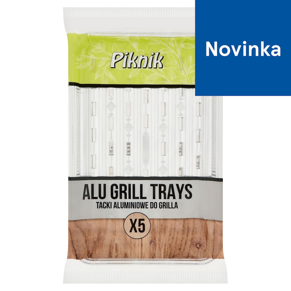 Piknik Alu Grill Trays 5 pcs