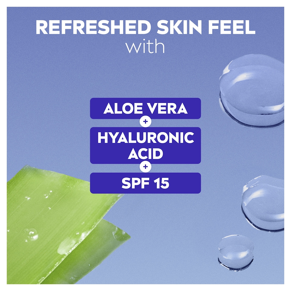 image 1 of NIVEA Refreshing Day Cream Moisturiser SPF15 Normal Skin 50ml