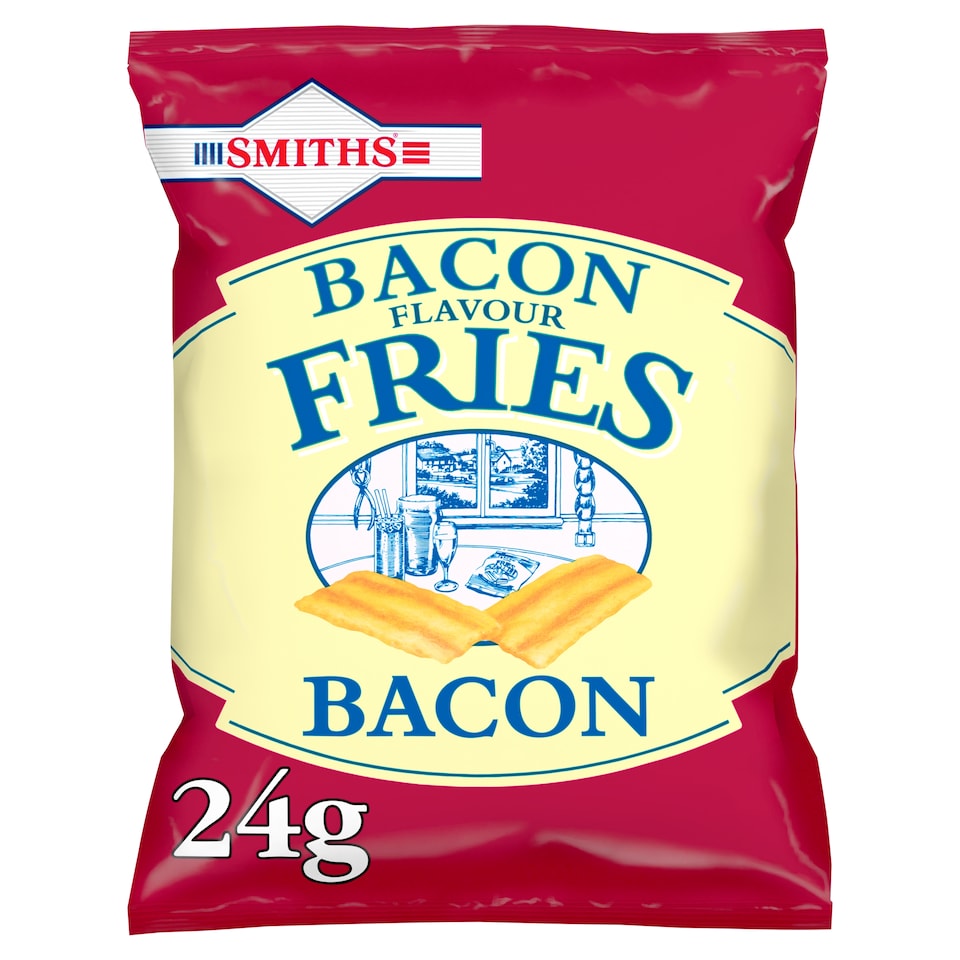 Smiths Bacon Fries Crisps Snacks 24g