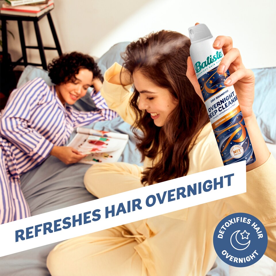 image 1 of Batiste Dry Shampoo Over Night Cleanse 200Ml