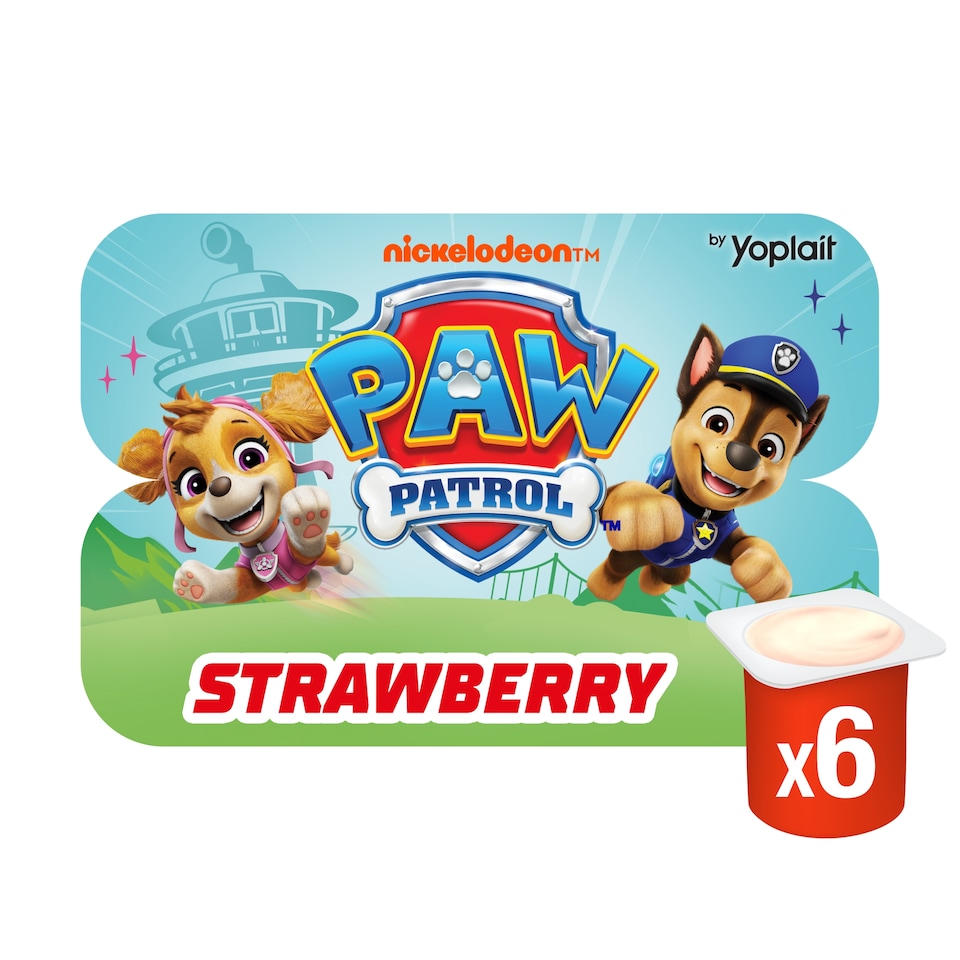 Paw Patrol Strawberry Fromage Frais 6X45g