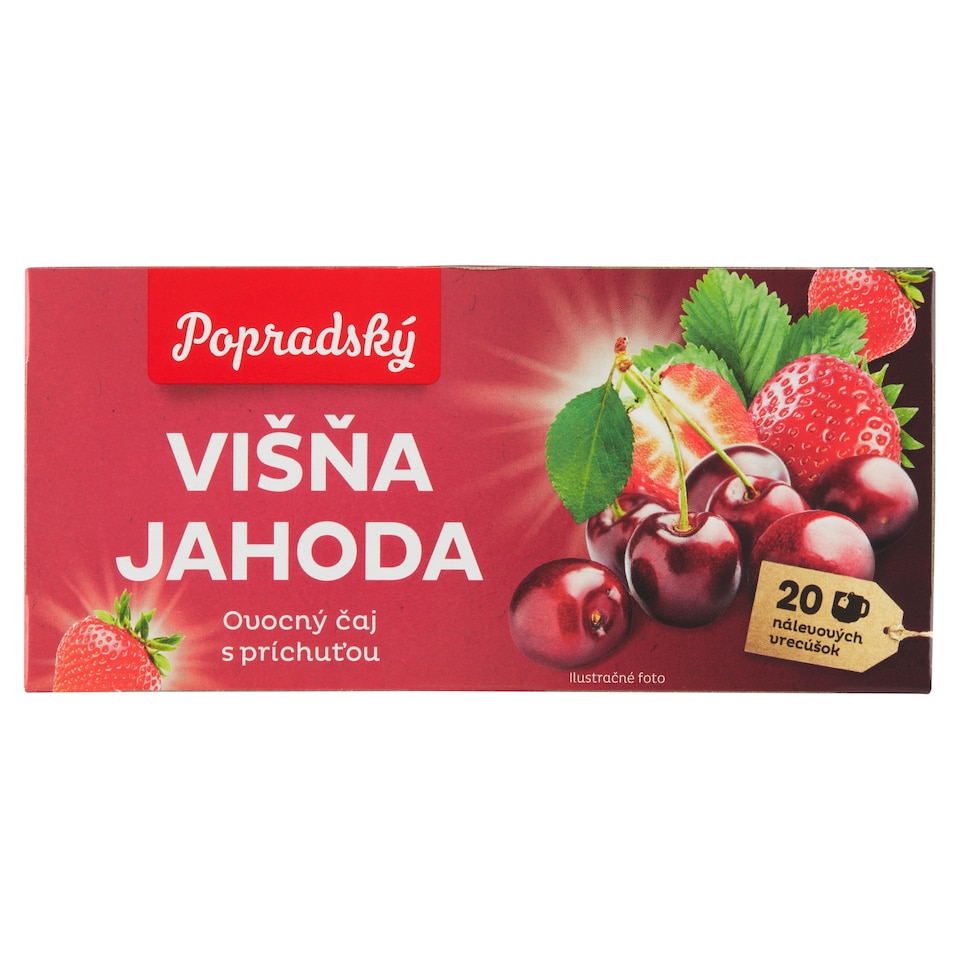 image 1 of Poprad Cherry Strawberry Fruit Tea with Flavor 40 g