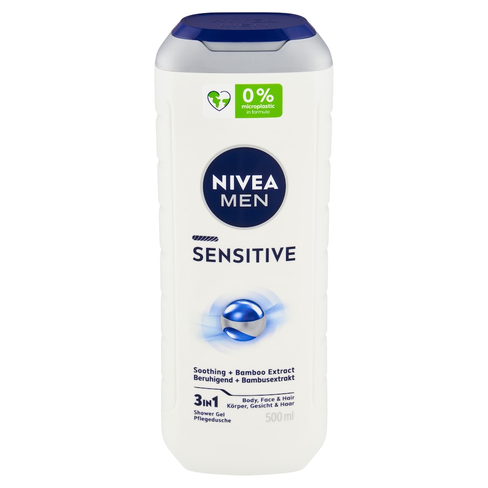 obrázok 1 z Nivea Men Sensitive 3 v 1 Sprchovací gél 500 ml