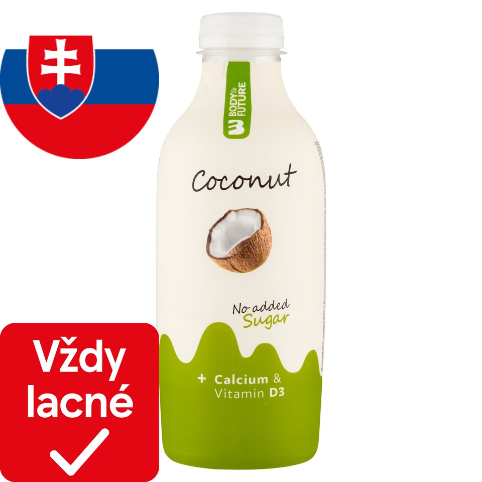 obrázok 1 z Body&Future Kokosový nápoj s vápnikom a vitamínom D3 750 ml