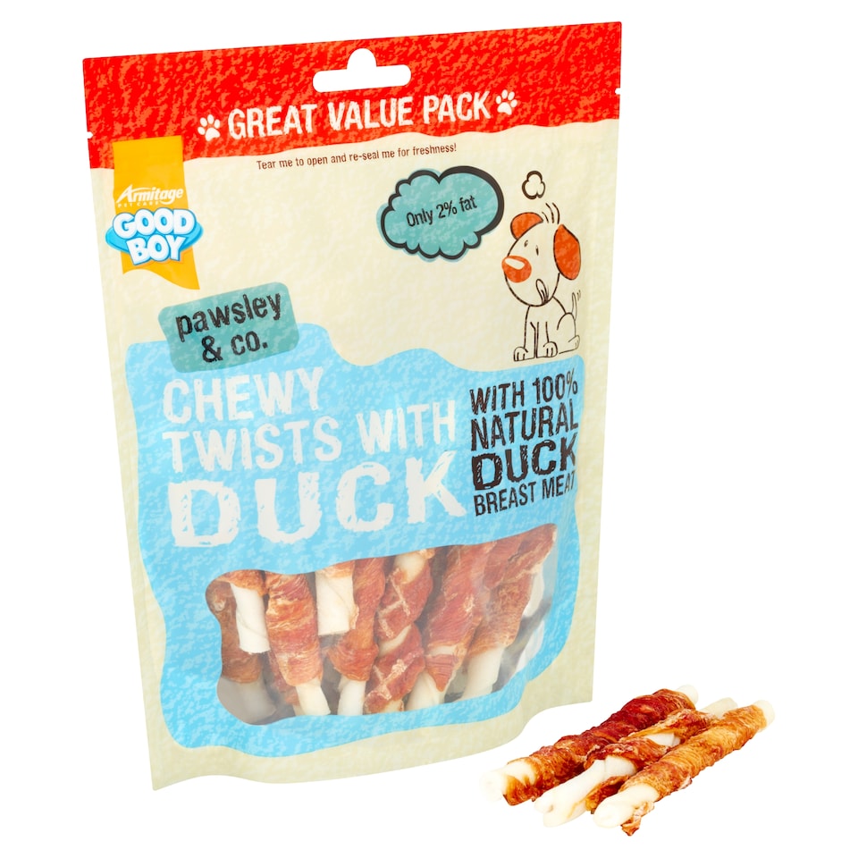 image 1 of Good Boy Chewy Twists With Duck 320G