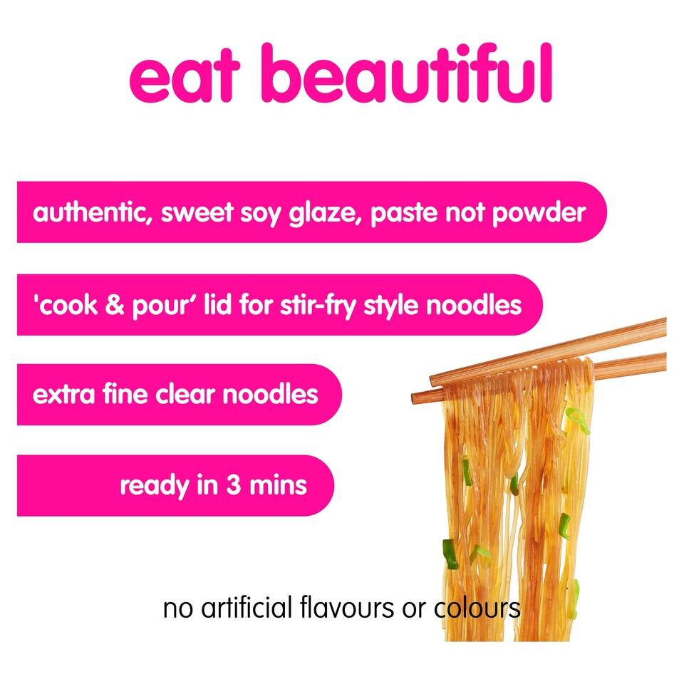 image 1 of Itsu Crystal Noodles - Sweet Soy Glaze 73g