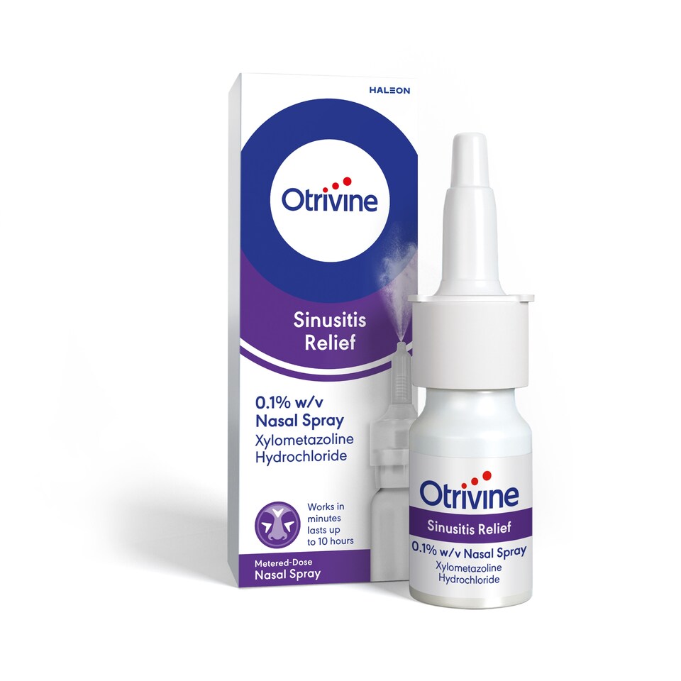 image 1 of Otrivine Sinusitis Relief Nasal Spray - Metered Dose 10ml