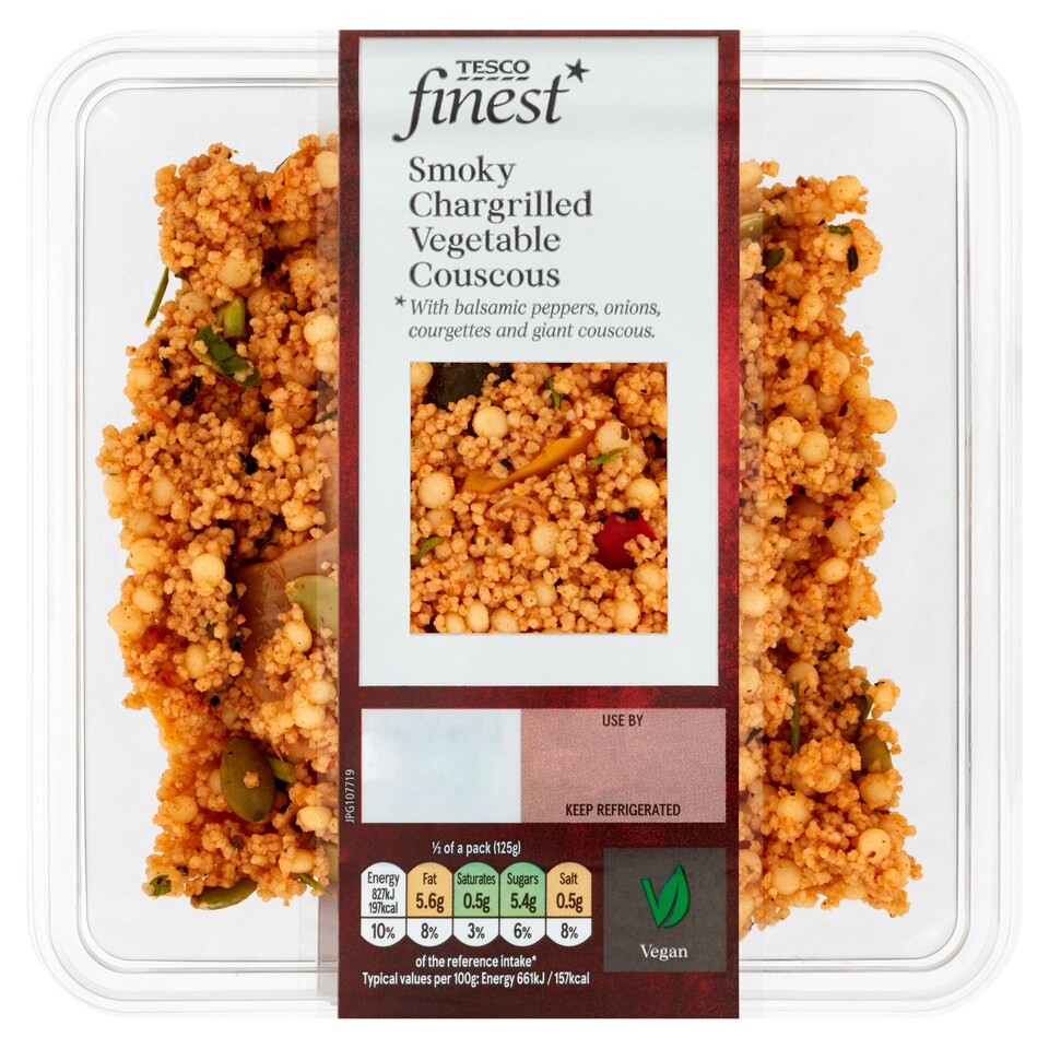 Tesco Finest Smoky Chargrilled Vegetable Cous Cous 250G