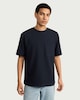 image 2 of F&F Pure Cotton Pocket Oversized Fit T-Shirt in Navy