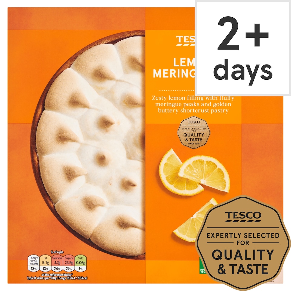Tesco Lemon Meringue Pie 520G