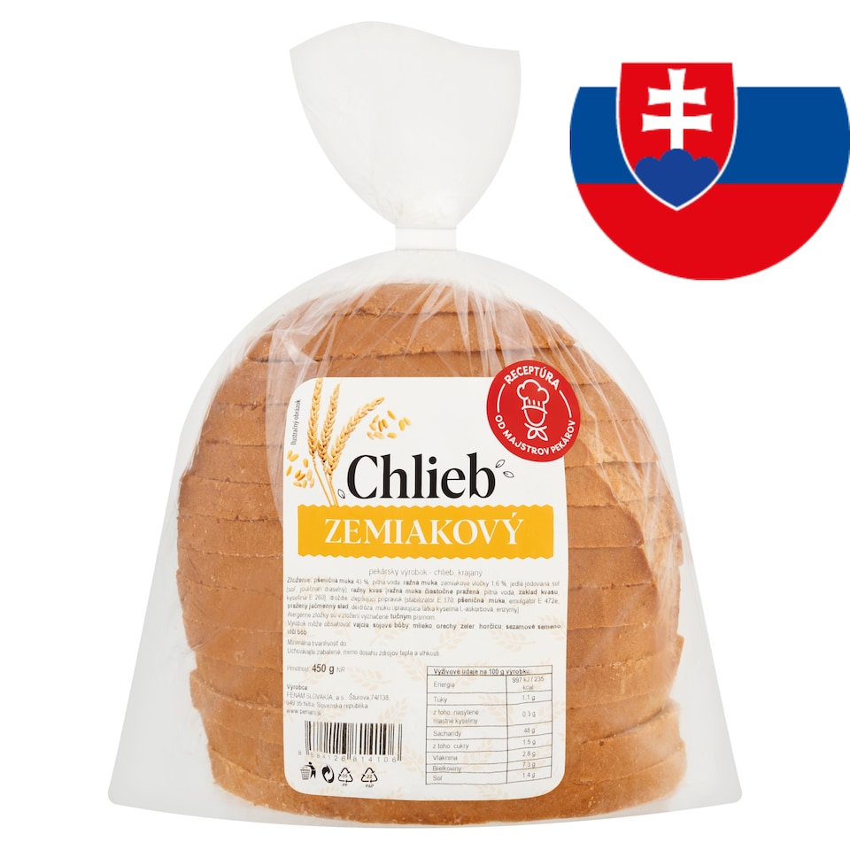 obrázok 1 z Penam Chlieb zemiakový 450 g