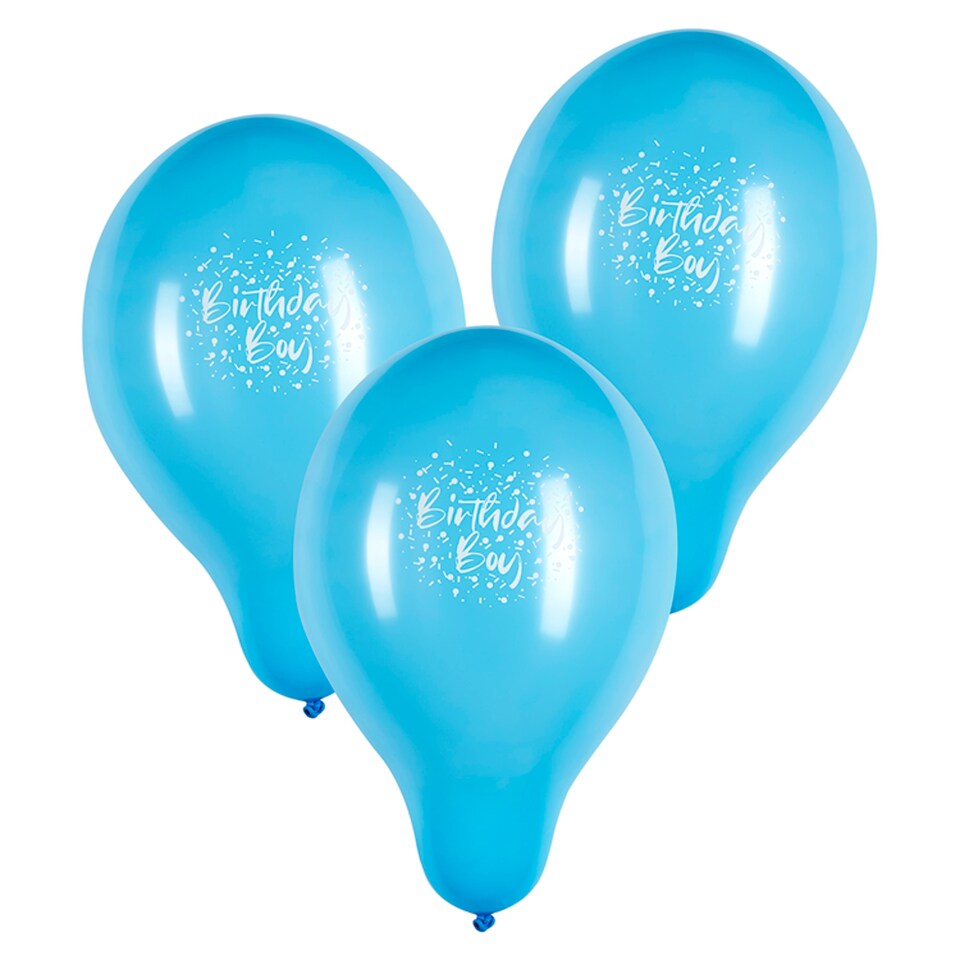 Tesco Birthday Boy Balloons 10 Pack