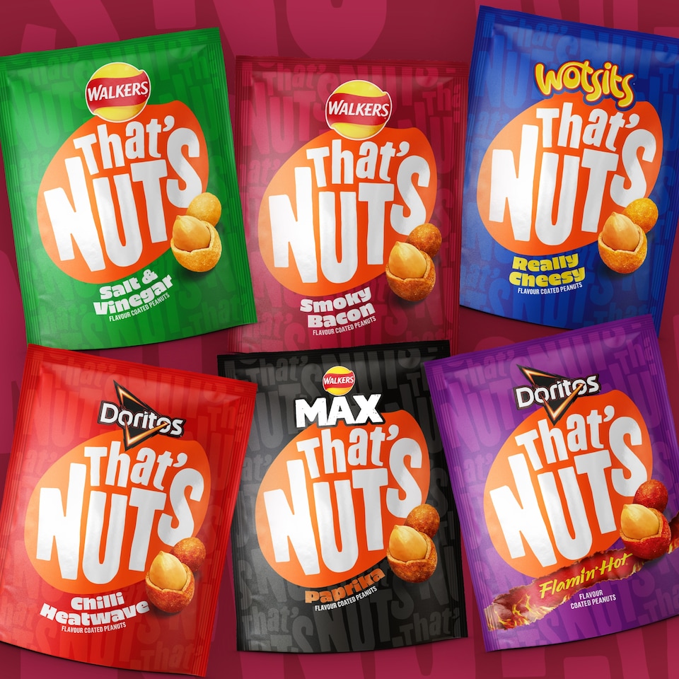 image 1 of Walkers Thats Nuts Smoky Bacon 160g