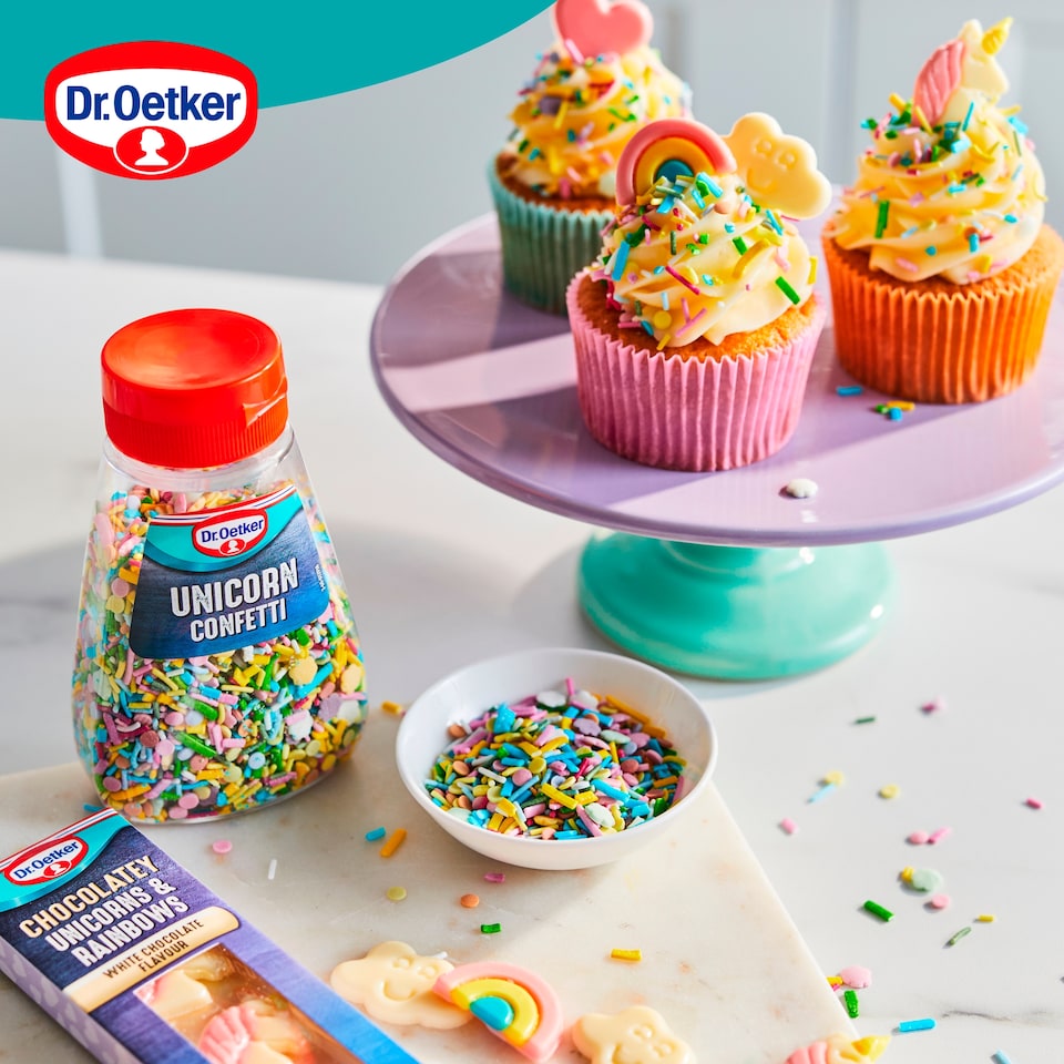 image 1 of Dr Oetker Unicorn Confetti Sprinkles 110G