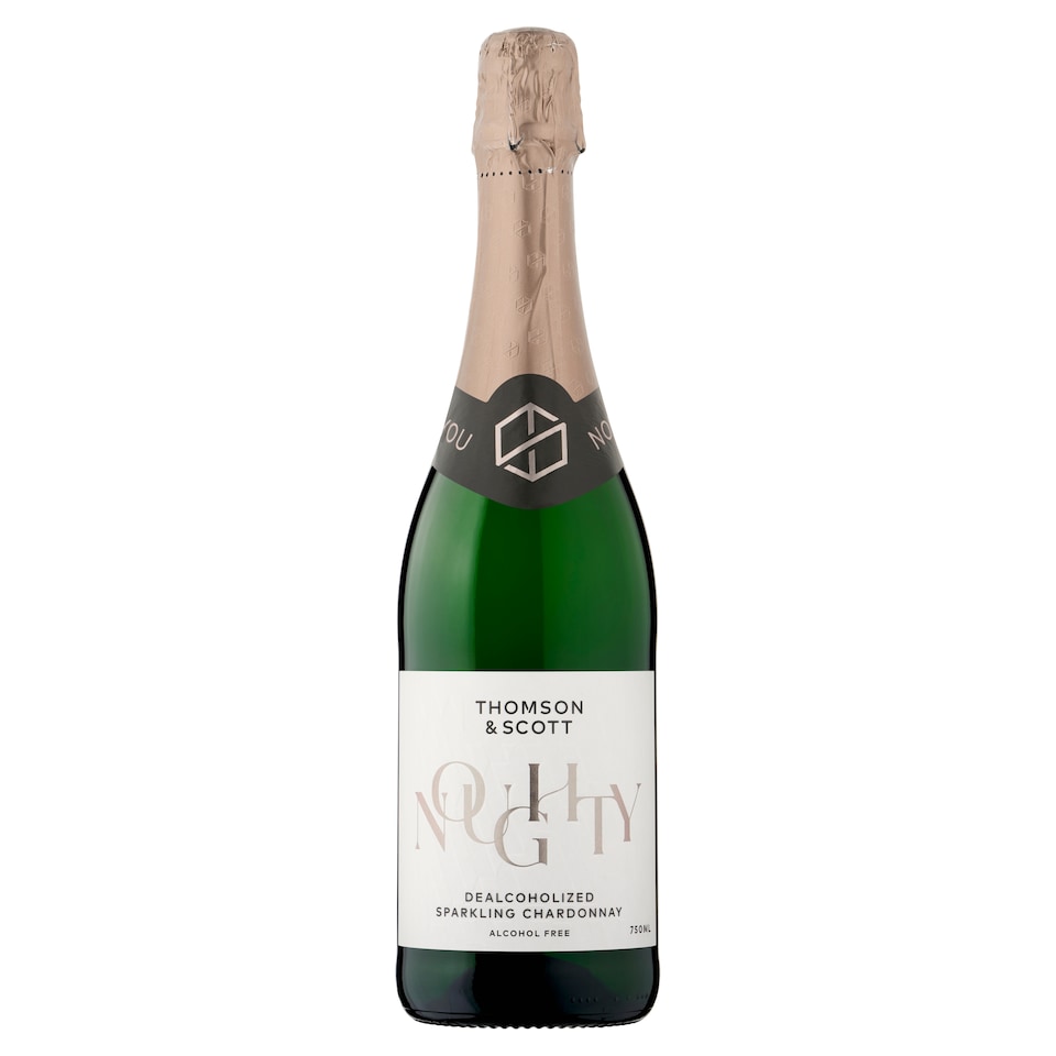 Thomson & Scott Noughty Dealcoholized Sparkling Chardonnay, 100% Chardonnay, 75cl