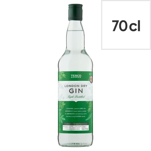 Tesco Dry London Gin 70Cl - Tesco Groceries