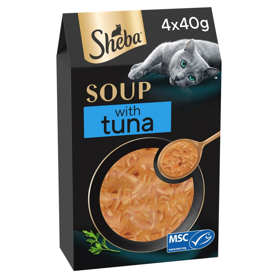 Sheba Soup Tuna 4x40g