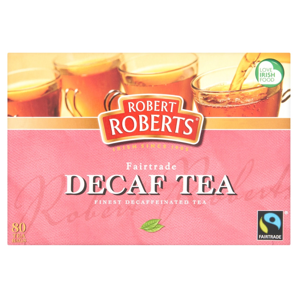 Robert Roberts Decaffeinated Tea Bags 80Pk