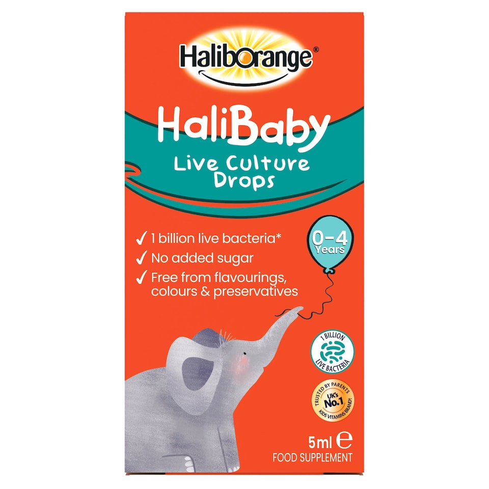 Haliborange Halibaby Live Culture Baby Drops 5Ml