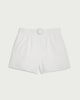 image 4 of F&F Pure Cotton Cutwork Co-ord Shorts in White