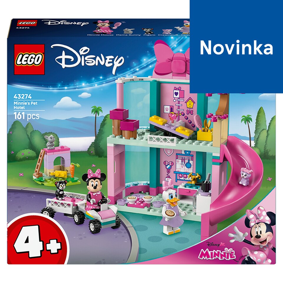 obrázok 1 z LEGO Disney 43274 Minnie a hotel pre domácich miláčikov