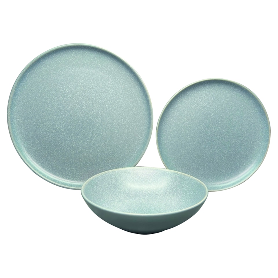 image 1 of F&F Home Rayo Blue Dinner Set 12 pcs