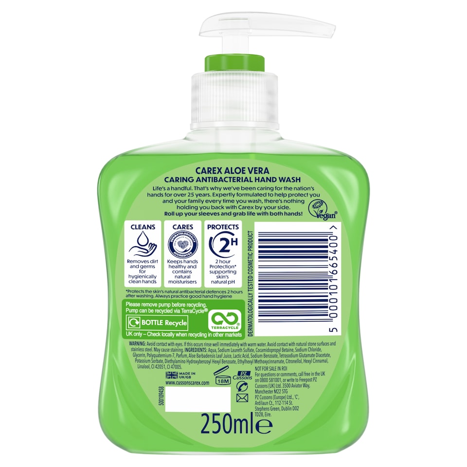 image 1 of Carex Handwash Aloe Vera 250Ml