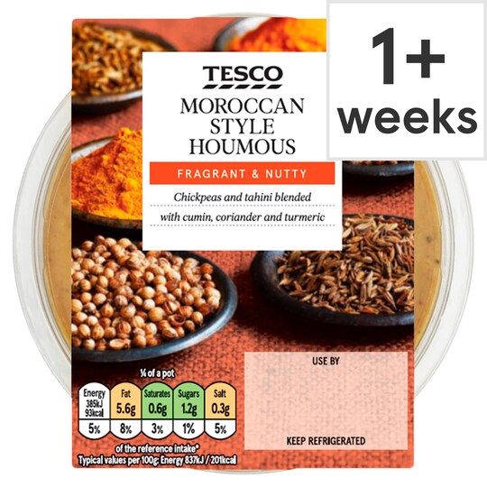 Tesco Moroccan Houmous 182G Tesco Groceries