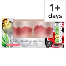 Tesco Finest Elderflower & Raspberry Jelly Pot Summer Edition 192g