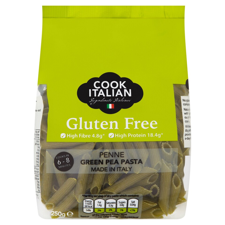 Cook Italia F/FROM High PRTN Penne Pasta 250g