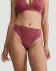 image 2 of F&F 2-Pack Contour Lace Thongs in Purple