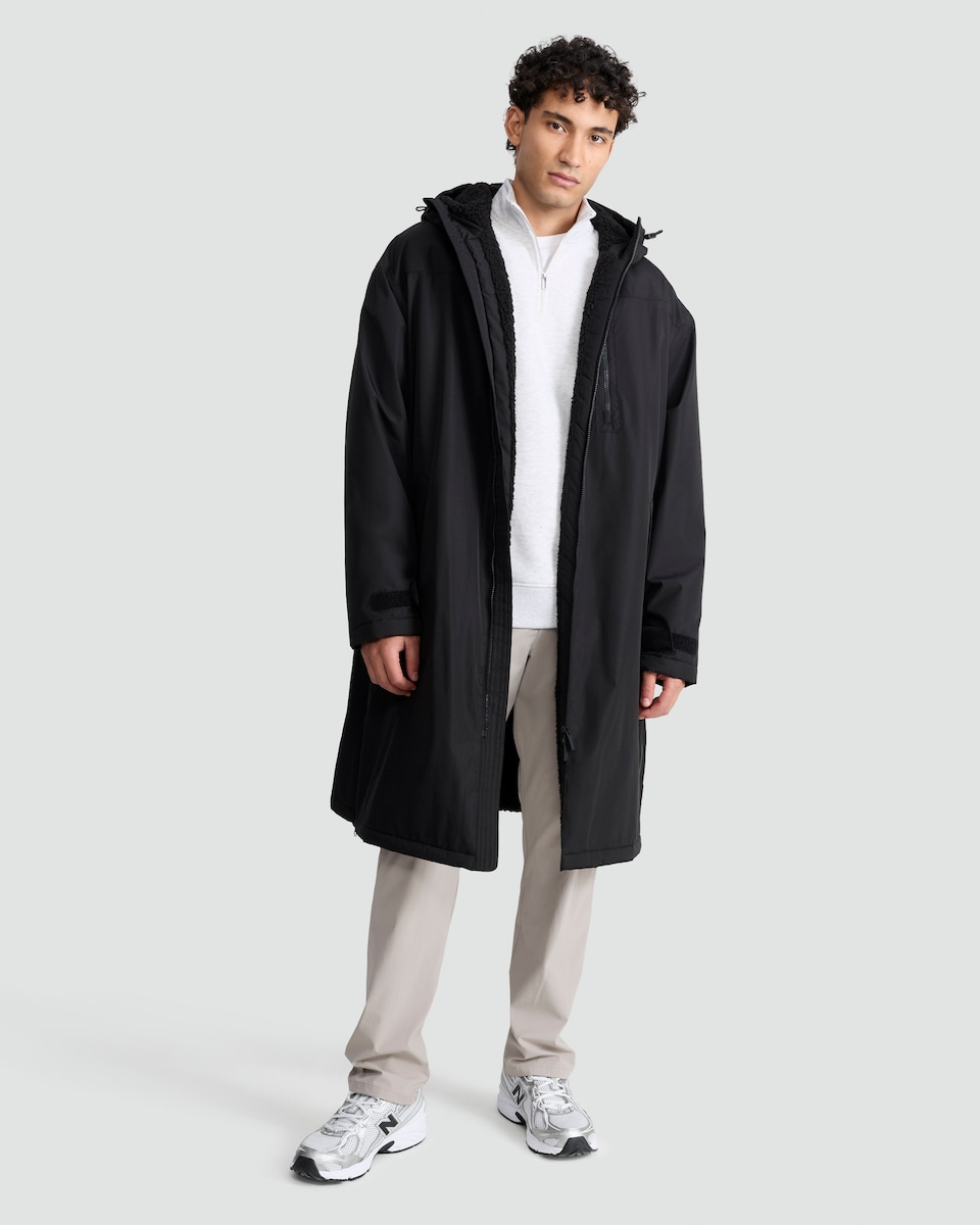 image 1 of F&F All Weather Robe in Black