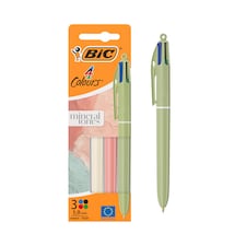 BIC 4 Colours Mineral tones Pens 3 Pack