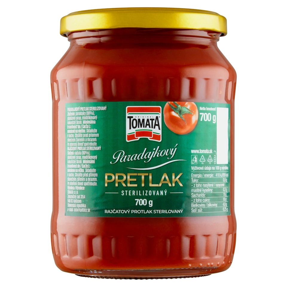 image 1 of Tomata Original Sterilized Tomato Sauce 700 g