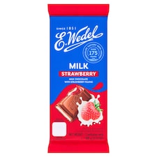 E.Wedel Milk Chocolate With Strawberry 100G