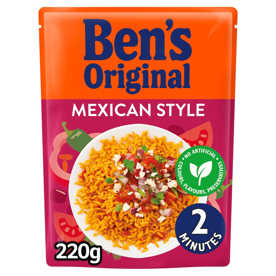 image 1 of Ben's Original Mexican Style Microwave Rice 220G