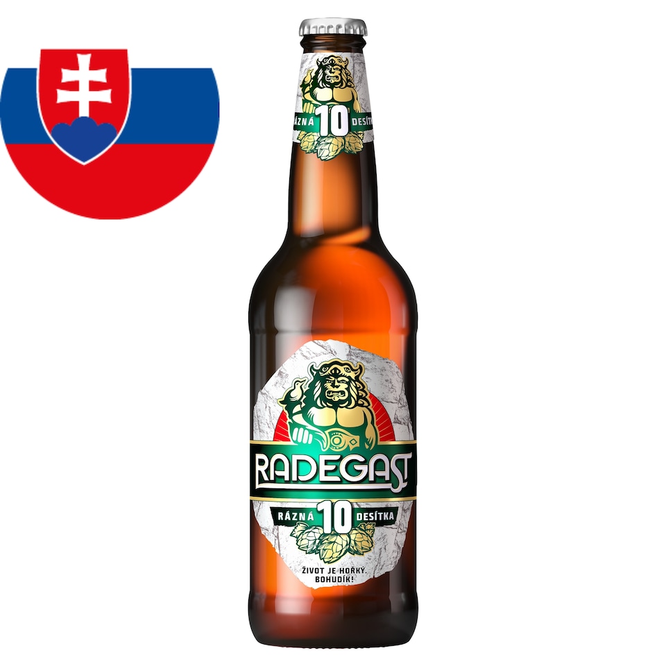 Radegast Rázná 10 Light Draft Beer 0.5 L