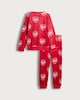 image 2 of Arsenal Football Club Minky Pyjama Set in Red