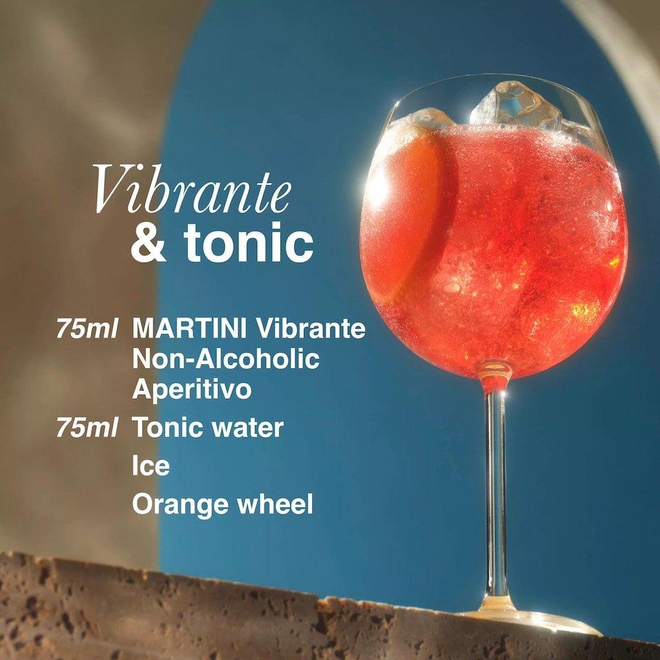 image 1 of Martini Vibrante Non-Alcoholic Aperitif 750Ml