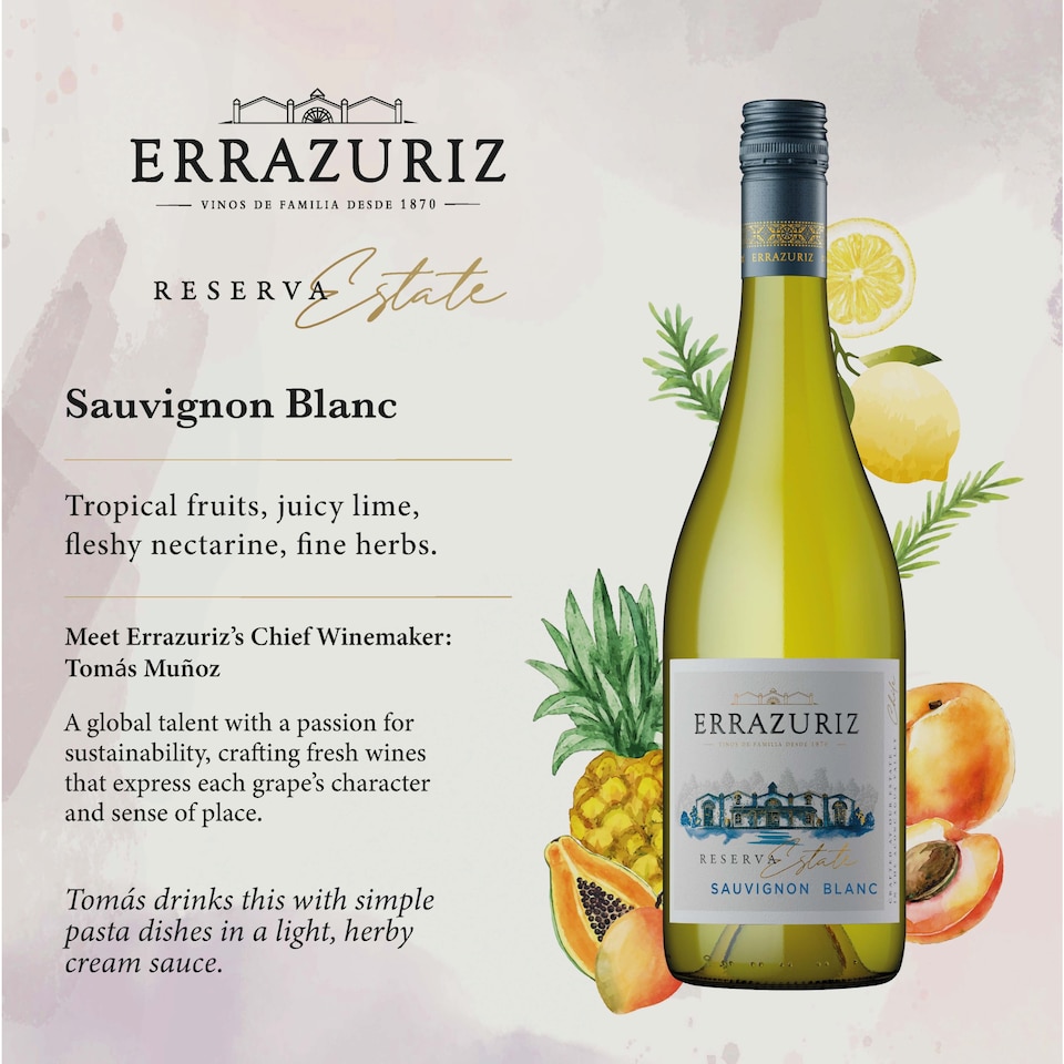image 1 of Errazuriz Estate Sauvignon Blanc 75Cl