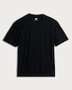 image 4 of F&F Pure Cotton Chevron Pattern T-Shirt in Black