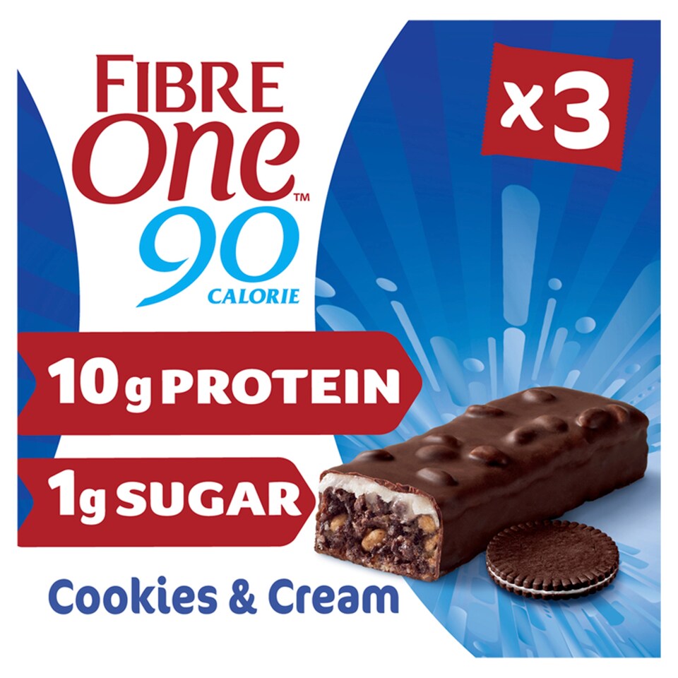 Fibre One Protein Cookies & Cream Bars 3 X 24G