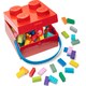 image 3 of Lego Box With Handle Red 165 x 173 x 116 mm