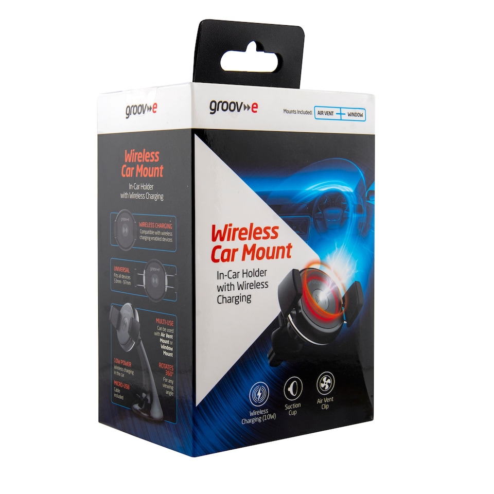 GROOVE WIRELESS IN CAR CHARGING HOLDER