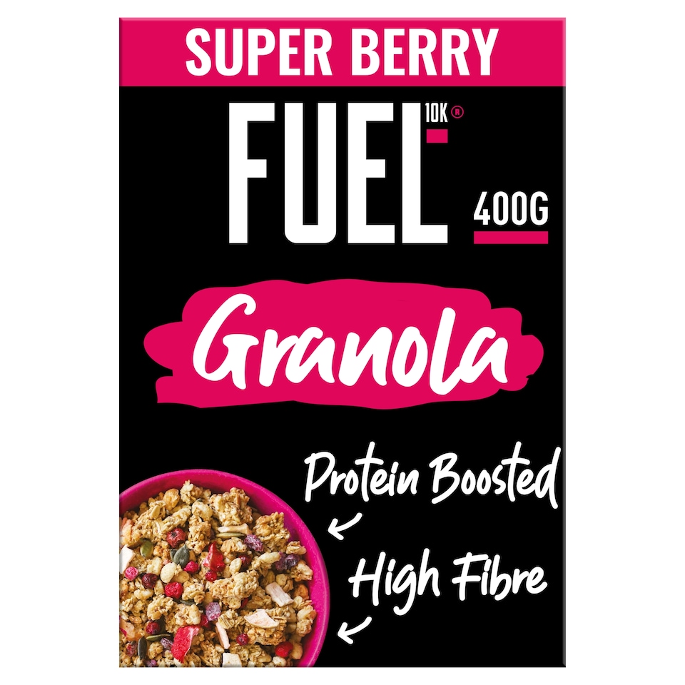 image 1 of FUEL10K Super Berry Protein Granola Breakfast Cereal 400g