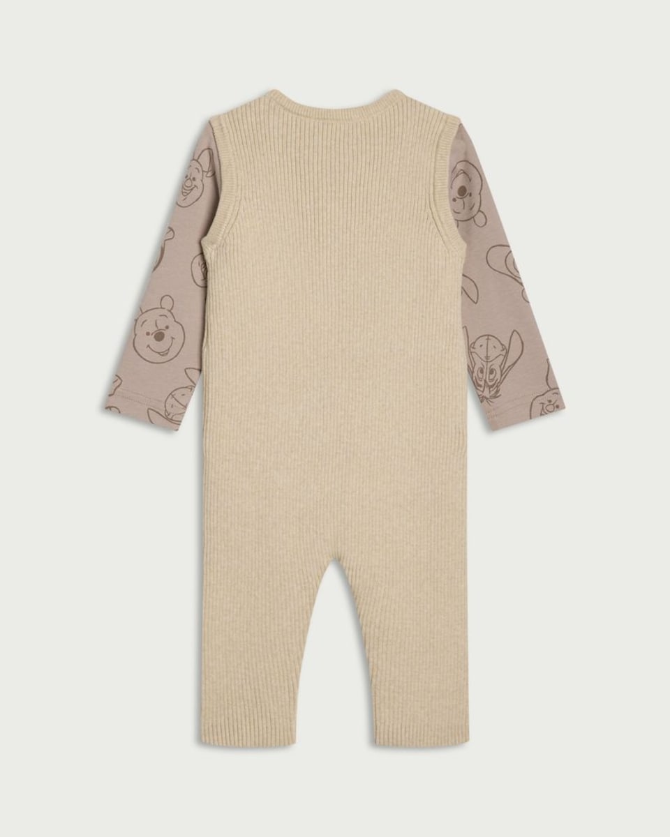 image 1 of Disney Winnie the Pooh 2-Piece Pure Cotton Set in Neutral