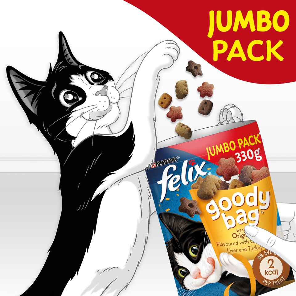 image 1 of Felix Goody Bag Original Mix Cat Treats 330G