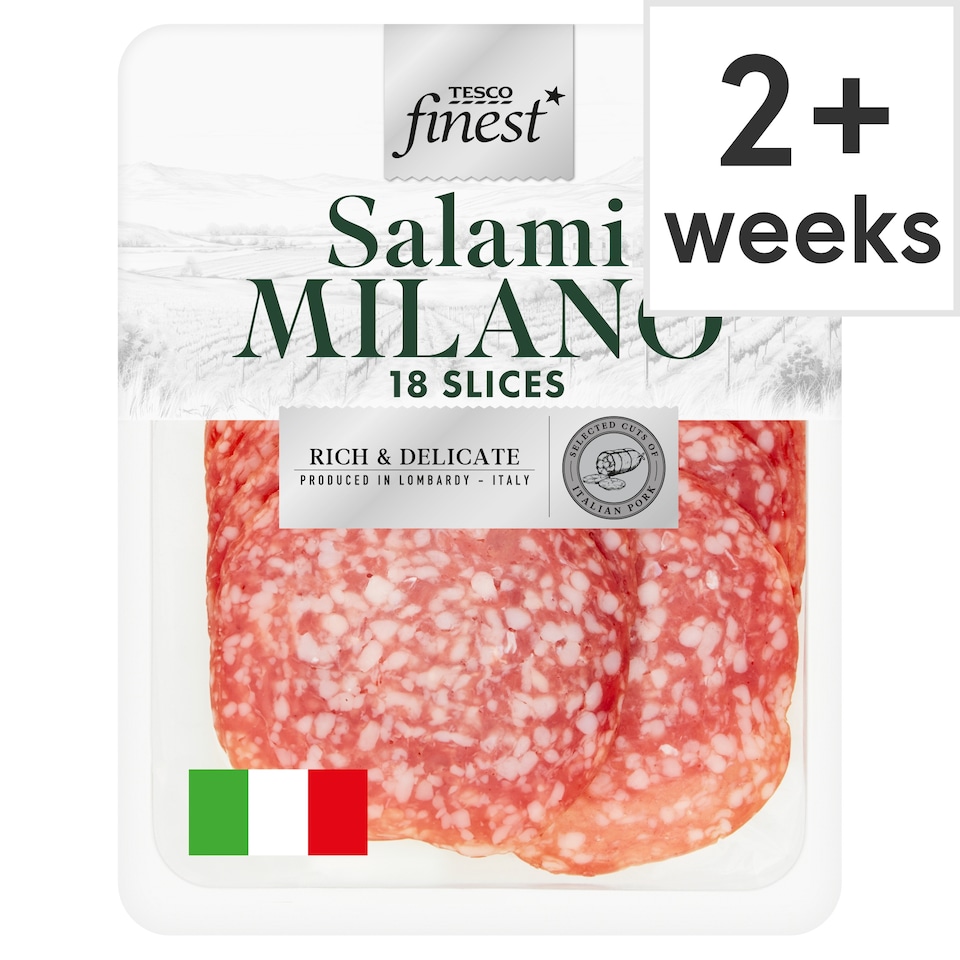 image 1 of Tesco Finest Salami Milano 90G