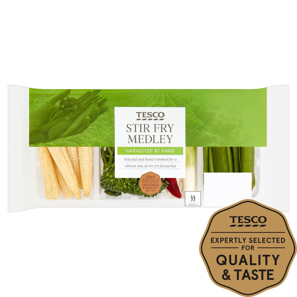 Tesco Stir Fry Vegetable Medley 220G Tesco Groceries